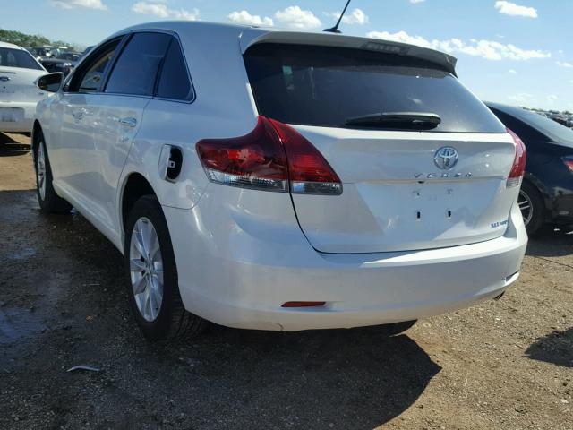 4T3BA3BB8EU062089 - 2014 TOYOTA VENZA WHITE photo 3