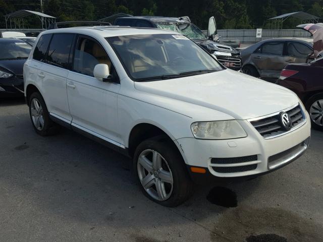 WVGCM77L44D050002 - 2004 VOLKSWAGEN TOUAREG 4. WHITE photo 1