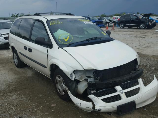 2D4GP24373R188393 - 2003 DODGE GRAND CARA WHITE photo 1