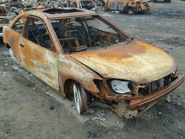 1HGEM22965L029642 - 2005 HONDA CIVIC EX BURN photo 1