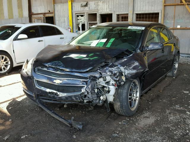 1G1ZC5EB1AF211365 - 2010 CHEVROLET MALIBU 1LT CHARCOAL photo 2