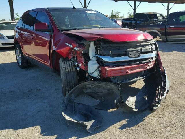 2FMDK3KC0BBA85259 - 2011 FORD EDGE RED photo 1