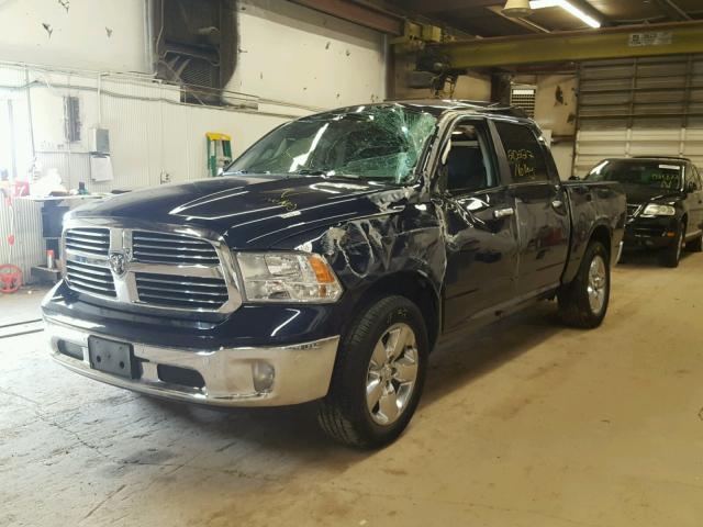 1C6RR7LT8HS548850 - 2017 RAM 1500 SLT BLUE photo 2