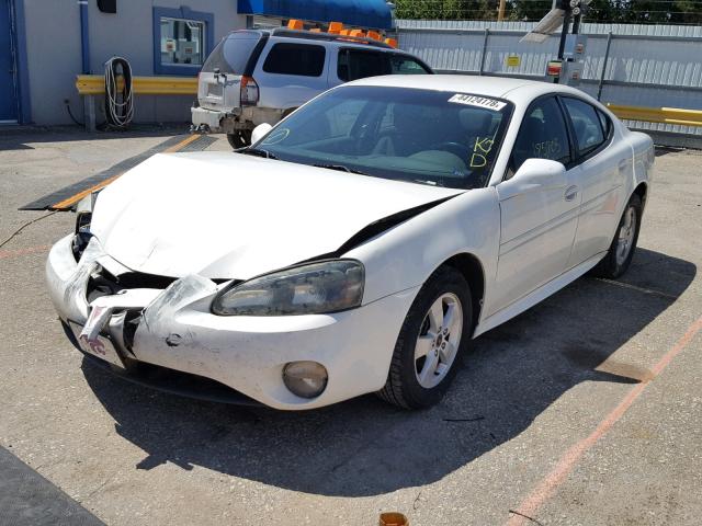 2G2WS522051162193 - 2005 PONTIAC GRAND PRIX WHITE photo 2