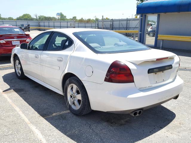 2G2WS522051162193 - 2005 PONTIAC GRAND PRIX WHITE photo 3
