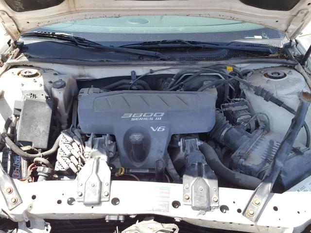 2G2WS522051162193 - 2005 PONTIAC GRAND PRIX WHITE photo 7