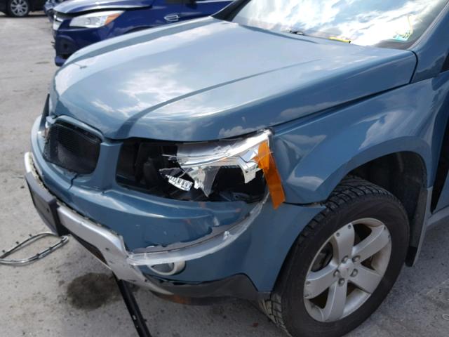 2CKDL33F186070984 - 2008 PONTIAC TORRENT TEAL photo 9