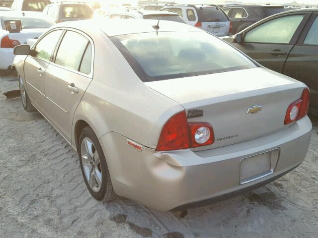 1G1ZC5EB1AF169196 - 2010 CHEVROLET MALIBU 1LT 金色 照片 3