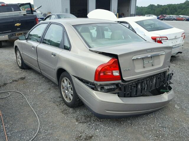 YV1TH592451399353 - 2005 VOLVO S80 2.5T TAN photo 3