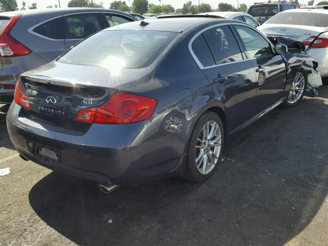 JNKBV61E27M714723 - 2007 INFINITI G35 CHARCOAL photo 4