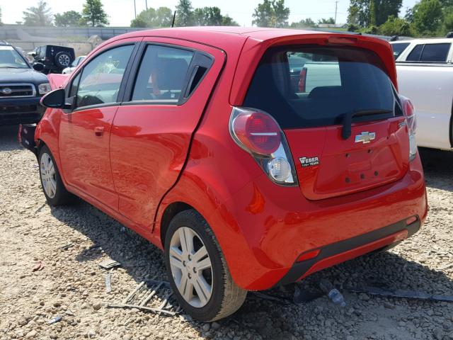 KL8CB6S99FC752527 - 2015 CHEVROLET SPARK LS RED photo 3