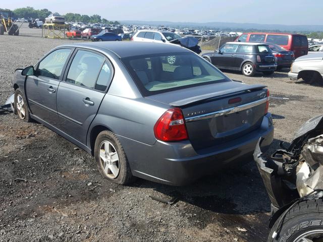 1G1ZT52885F102299 - 2005 CHEVROLET MALIBU LS Сұр фото 3
