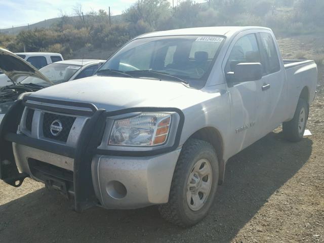 1N6AA06BX5N570735 - 2005 NISSAN TITAN XE SILVER photo 2