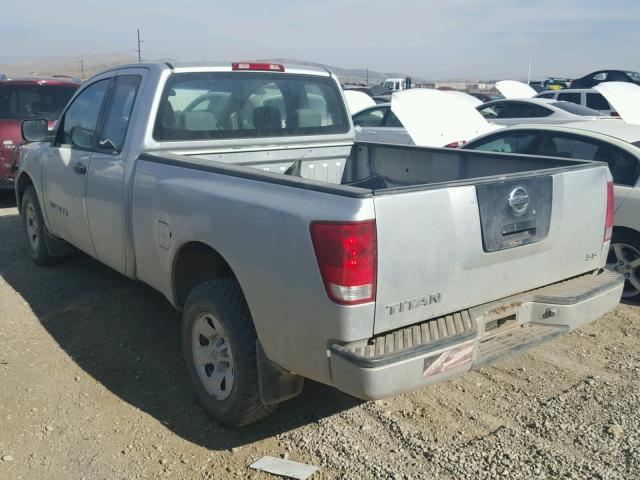 1N6AA06BX5N570735 - 2005 NISSAN TITAN XE SILVER photo 3