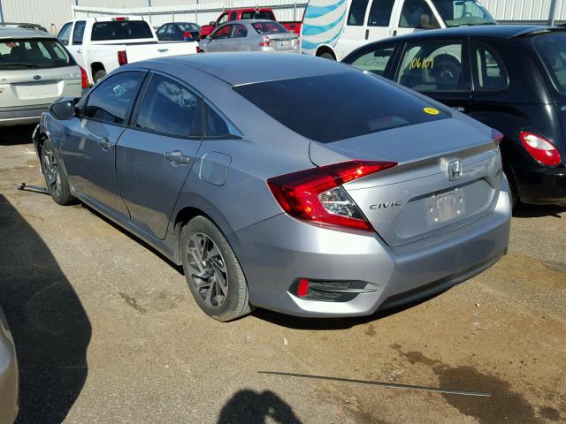 19XFC2F75GE064330 - 2016 HONDA CIVIC EX ვერცხლისფერი ფოტო 3