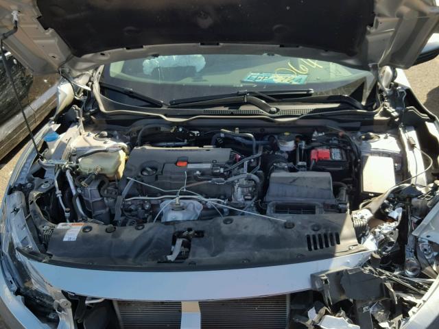 19XFC2F75GE064330 - 2016 HONDA CIVIC EX ვერცხლისფერი ფოტო 7