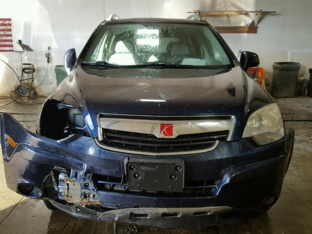 3GSCL53749S626557 - 2009 SATURN VUE BLUE photo 9