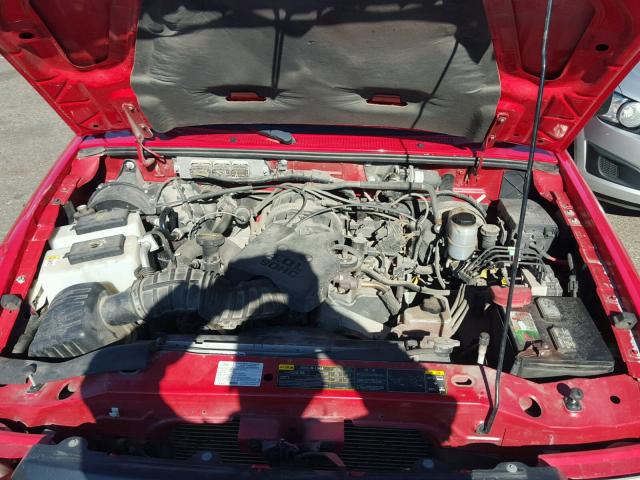 1FTLR1FE1APA06586 - 2010 FORD RANGER RED photo 7