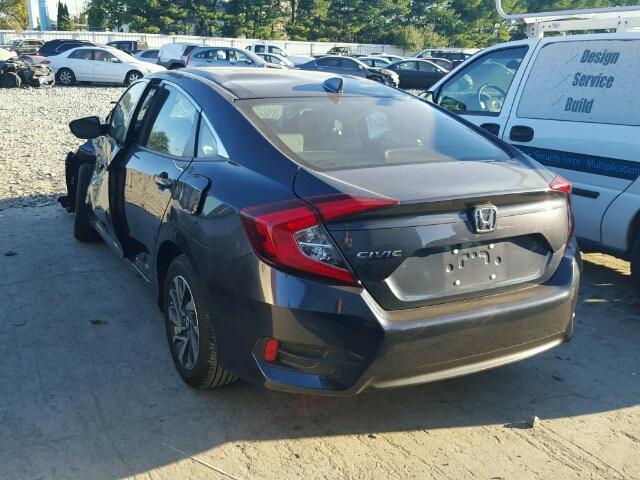 2HGFC2F73HH517741 - 2017 HONDA CIVIC EX ნაცრისფერი ფოტო 3