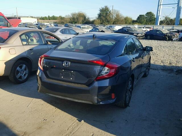 2HGFC2F73HH517741 - 2017 HONDA CIVIC EX GRAY photo 4