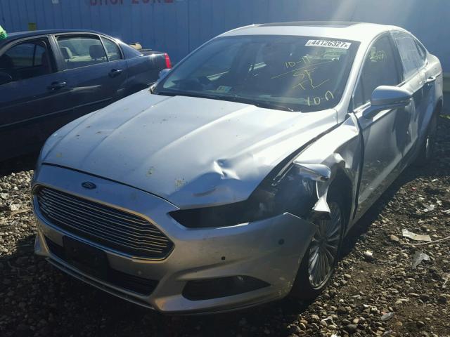 3FA6P0D96DR106043 - 2013 FORD FUSION TIT SILVER photo 2