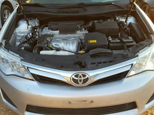 4T4BF1FK1ER382644 - 2014 TOYOTA CAMRY L SILVER photo 7