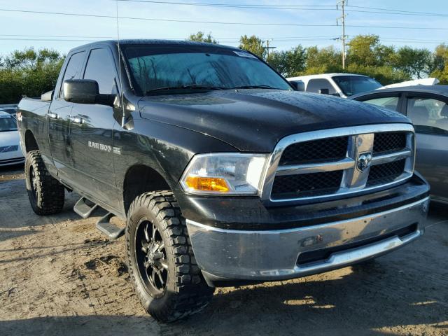 1C6RD7GT3CS226215 - 2012 DODGE RAM 1500 BLACK photo 1