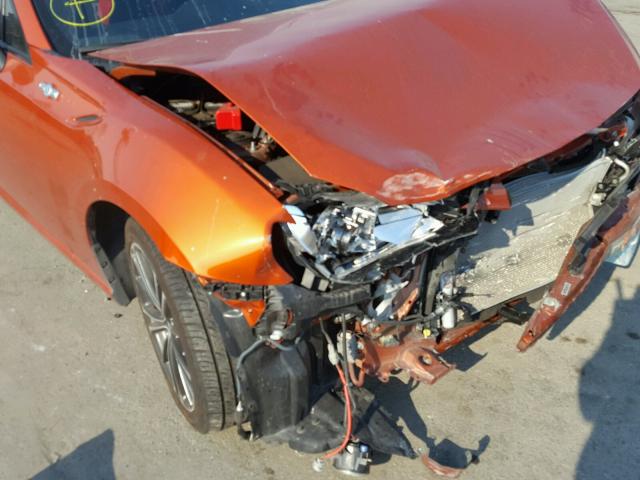 JF1ZNAA19F9708831 - 2015 TOYOTA SCION FR-S ნარინჯისფერი ფოტო 9