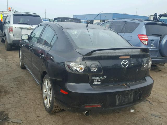 JM1BK323171665375 - 2007 MAZDA 3 S BLACK photo 3