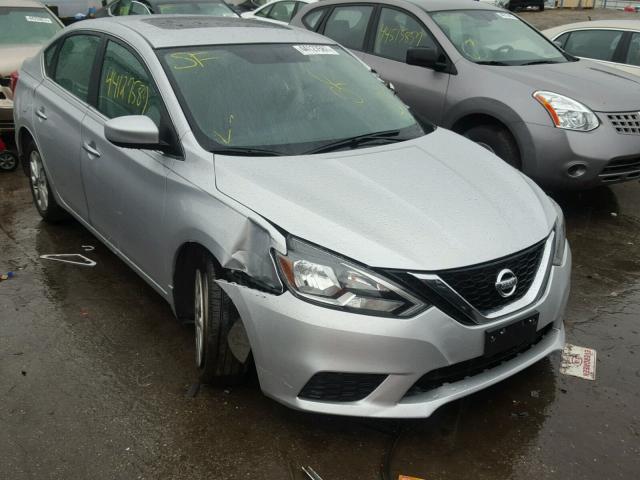 3N1AB7AP7HY225751 - 2017 NISSAN SENTRA S SILVER photo 1