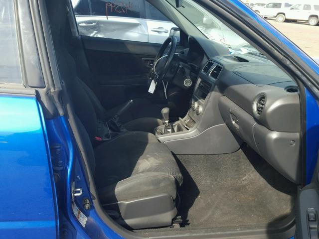 JF1GD29655G509656 - 2005 SUBARU IMPREZA WR BLUE photo 5