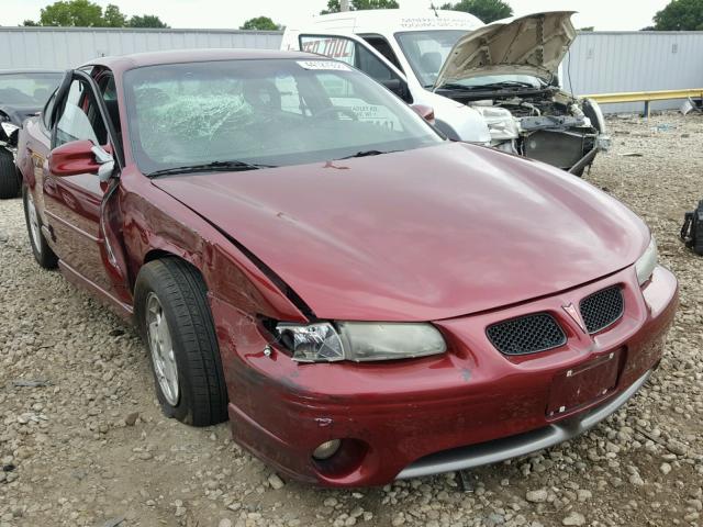 1G2WP52K12F129239 - 2002 PONTIAC GRAND PRIX BURGUNDY photo 1