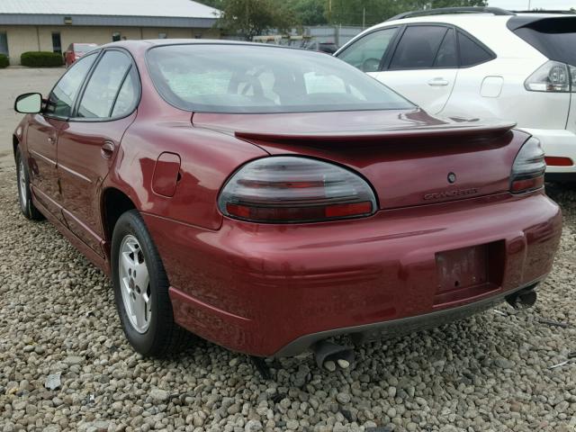 1G2WP52K12F129239 - 2002 PONTIAC GRAND PRIX BURGUNDY photo 3