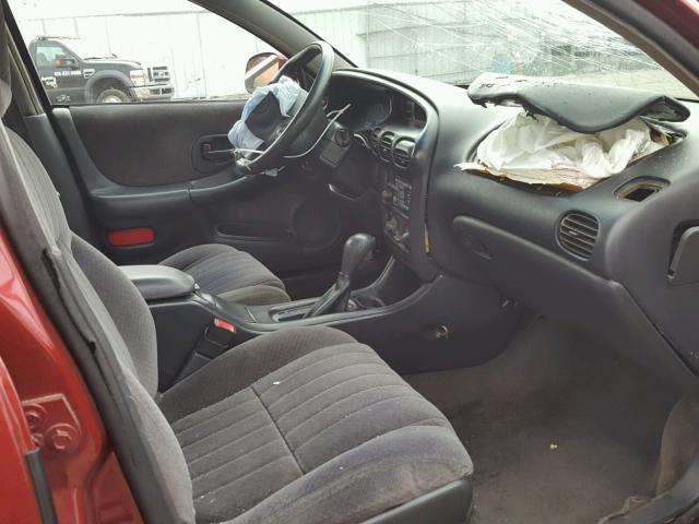 1G2WP52K12F129239 - 2002 PONTIAC GRAND PRIX BURGUNDY photo 5