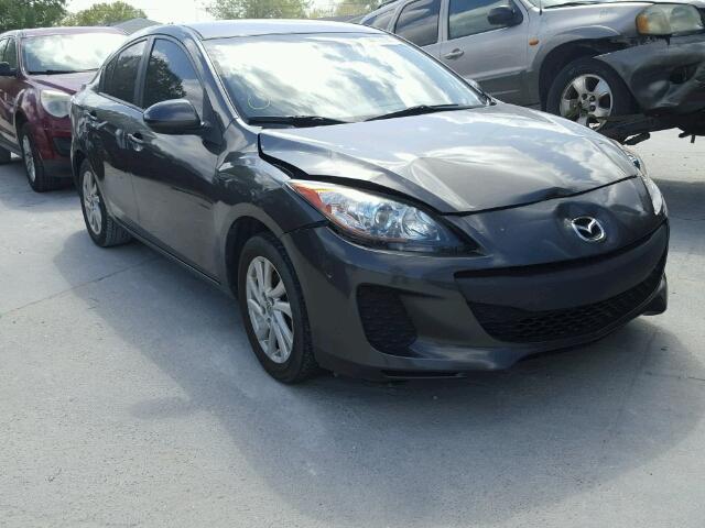 JM1BL1V74C1664683 - 2012 MAZDA 3 I CHARCOAL photo 1