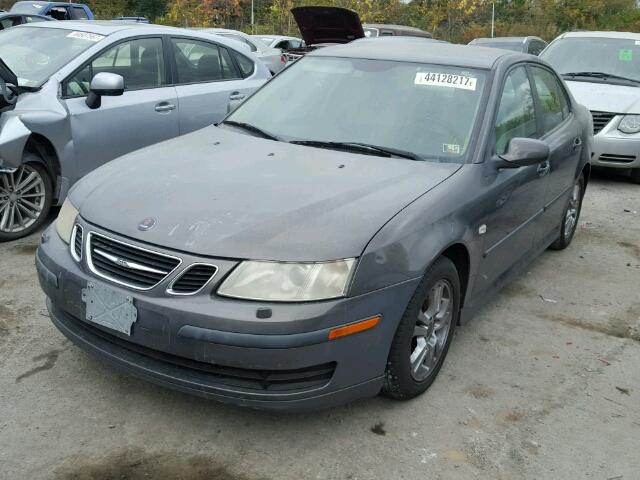 YS3FD49Y361103455 - 2006 SAAB 9-3 BASE GRAY photo 2