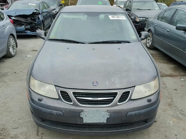 YS3FD49Y361103455 - 2006 SAAB 9-3 BASE GRAY photo 9