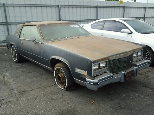 1G6EL578XFE610363 - 1985 CADILLAC ELDORADO BLACK photo 1