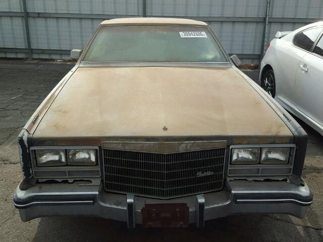 1G6EL578XFE610363 - 1985 CADILLAC ELDORADO BLACK photo 10