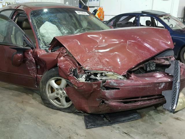 1FAFP55S63A275339 - 2003 FORD TAURUS SES RED photo 9