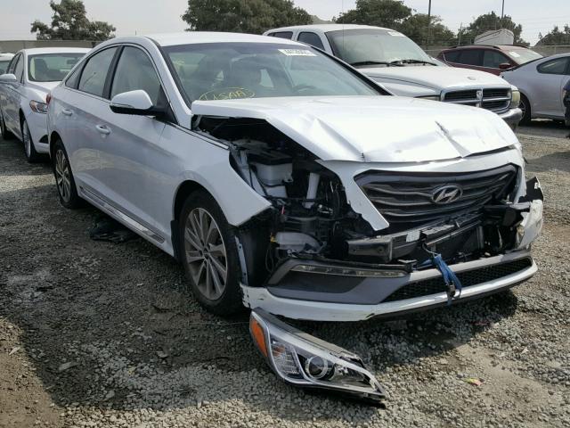 5NPE34AF0FH236294 - 2015 HYUNDAI SONATA SPO WHITE photo 1