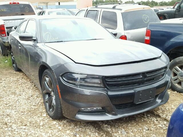 2C3CDXHG5FH881248 - 2015 DODGE CHARGER SX CHARCOAL photo 1