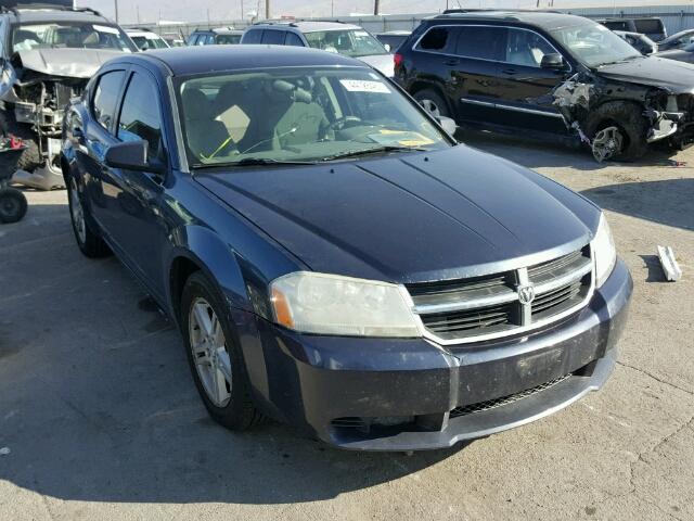 1B3LC56K38N603082 - 2008 DODGE AVENGER BLACK photo 1