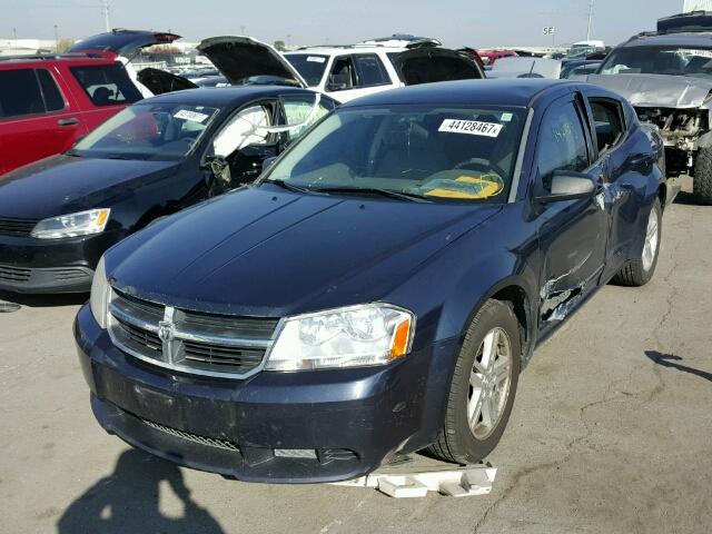 1B3LC56K38N603082 - 2008 DODGE AVENGER BLACK photo 2