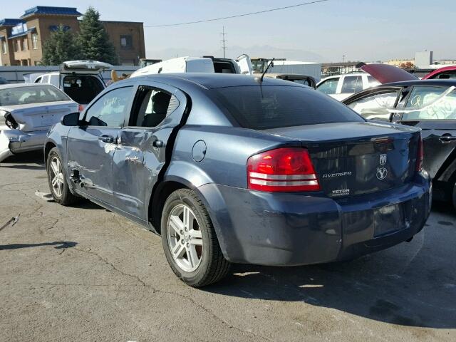 1B3LC56K38N603082 - 2008 DODGE AVENGER BLACK photo 3