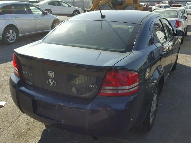 1B3LC56K38N603082 - 2008 DODGE AVENGER BLACK photo 4