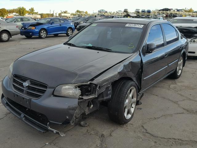 JN1CA31A01T104820 - 2001 NISSAN MAXIMA GXE GREEN photo 2