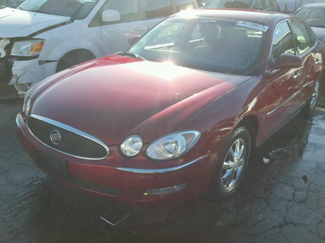 2G4WC582771220105 - 2007 BUICK LACROSSE BURGUNDY photo 2