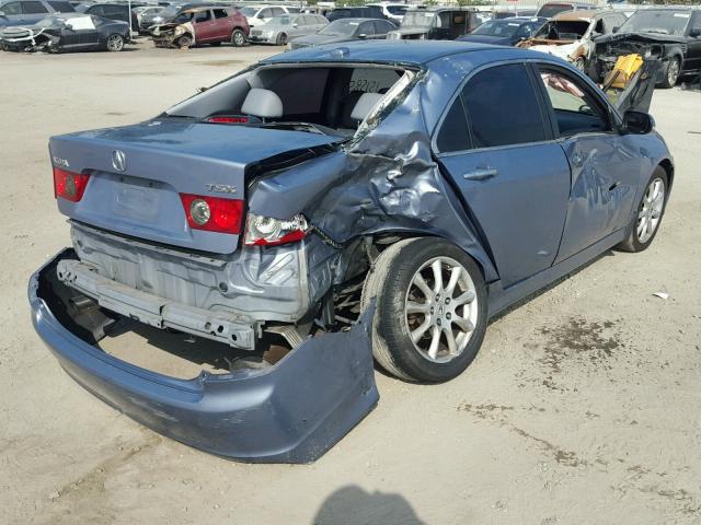 JH4CL96936C024572 - 2006 ACURA TSX BLUE photo 4