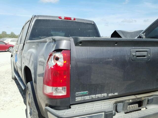 3GTP1VE00BG129520 - 2011 GMC SIERRA C15 GRAY photo 10